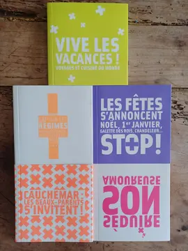5 mini livres thématiques de cuisine