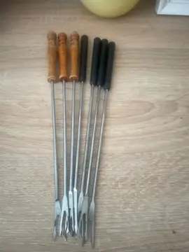 Lot de 7 pics à fondue
