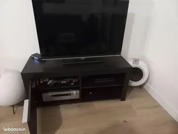Meuble banc tv wenge