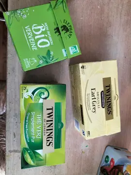 assortiment tisanes et thés