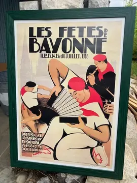 Lot de 2 cadres fêtes de Bayonne et Minotaure