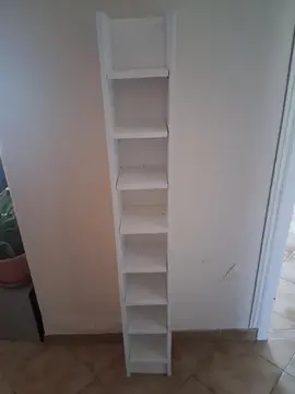 etagere cd ou dvd ou livres blanche