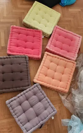 6 coussins de sol 50×50cm