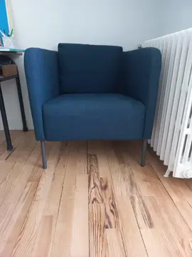 FAUTEUIL BLEU IKEA BON ETAT