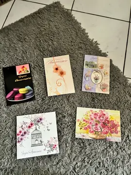 Lot carte anniversaire