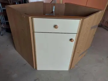 meuble d'angle de cuisine