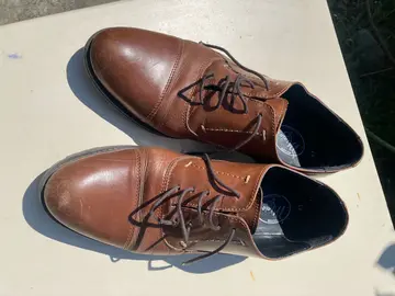 Paire de chaussures Homme, cuir, taille 41