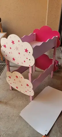 petit lit superposé pour poupées