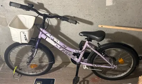 VÉLO ENFANTS VIOLET CLAIR (12 ANS)