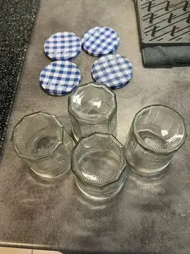 pots de confiture vides