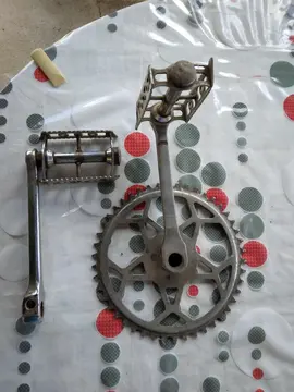 2 pédales et un plateau 19 cm