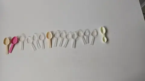 lot de cuillères-mesure pour sirop