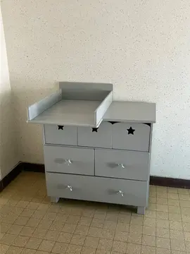 commode avec table à langer