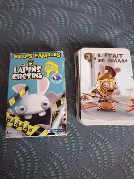 Jeu des 7 familles Lapins crétins