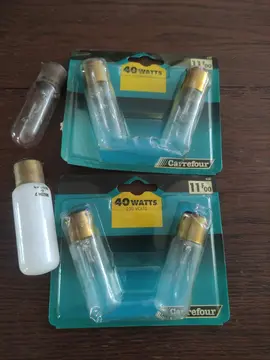 lot d'ampoules 40 watts