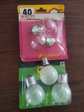 lot ampoules 40 watts