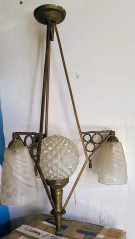 luminaire d'époque Art Déco