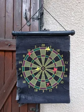 jeu de fléchettes