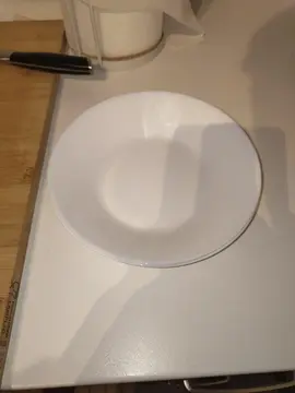 3 Assiettes creuse, blanc, 20 cm