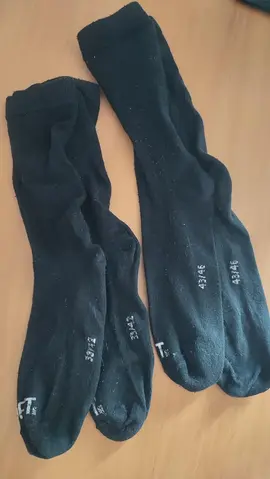 Chaussettes noires 2 paires