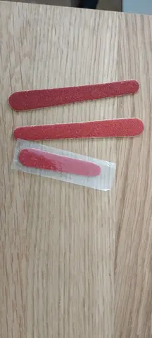 3 limes à ongles rouge Neuves