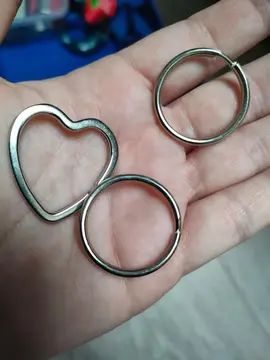 3 anneaux pour porte clef