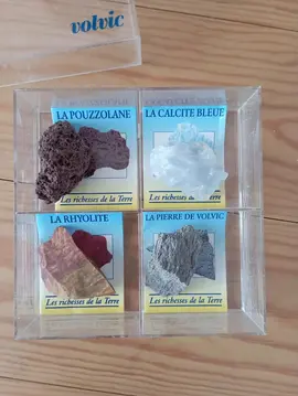 coffret petits minéraux Volvic