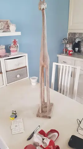 girafe en bois