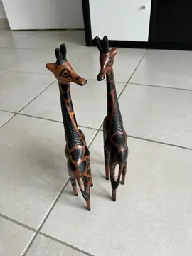 Lot Girafes Bois