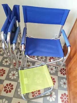 3 chaises du camping