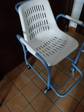 Siège de douche à roulettes