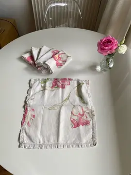 serviettes de table en lin