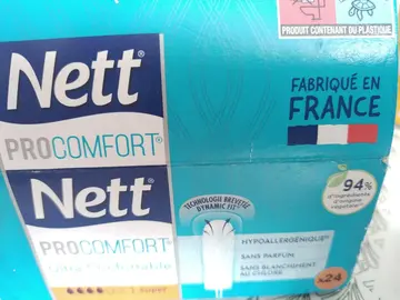 8 tampons net pro confort