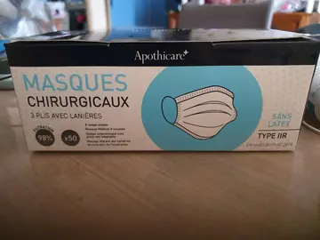 15 1 20 boîtes de laïques chirurgicaux