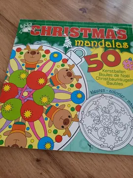 mandalas de Noël à colorier