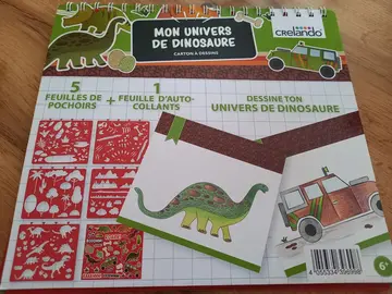 pochoirs et dessins dinosaures