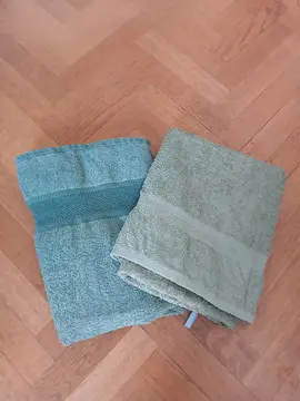 2 draps de bain