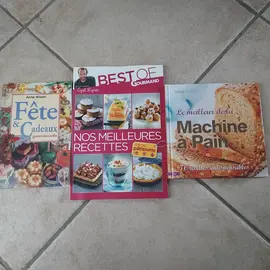 Livres et magazines de cuisine
