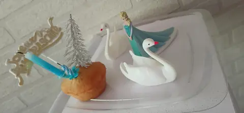 Déco gâteau Reine des neige