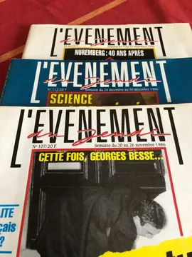 revues :l’événement du jeudi
