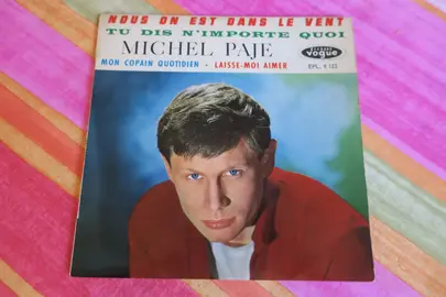 Vinyle 45 T. MICHEL PAGE Vogue 1963