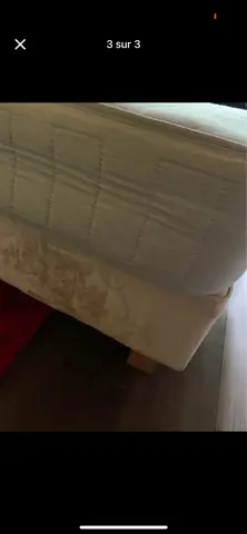 2 lits simples matelas et sommiers
