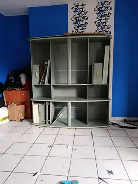 bahut lasuré vert