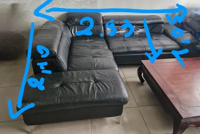 canapé angle cuir
