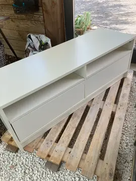 meuble TV IKEA blanc