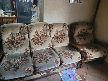 1 canapé et ses 2 fauteuils