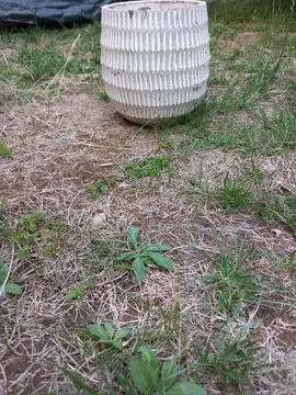 pot de fleur en grès