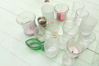 récipients pour bougies