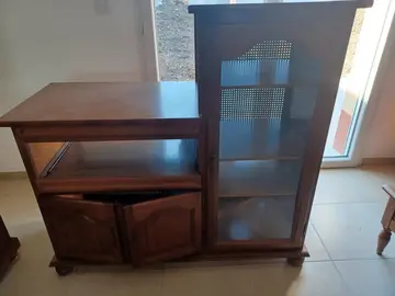 meuble Tv avec tablette amovible