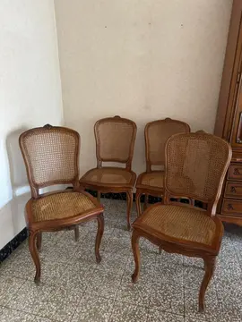 don 4 chaises en bois